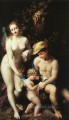 La educación de Cupido Manierismo renacentista Antonio da Correggio